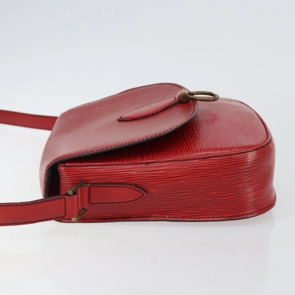 LOUIS VUITTON Epi Saint Cloud GM Shoulder Bag Red M52197 LV Auth BA6120 - Picture 5 of 15